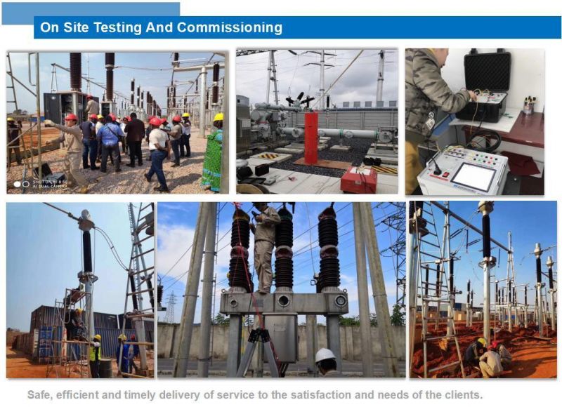 AC/DC high voltage test transformer