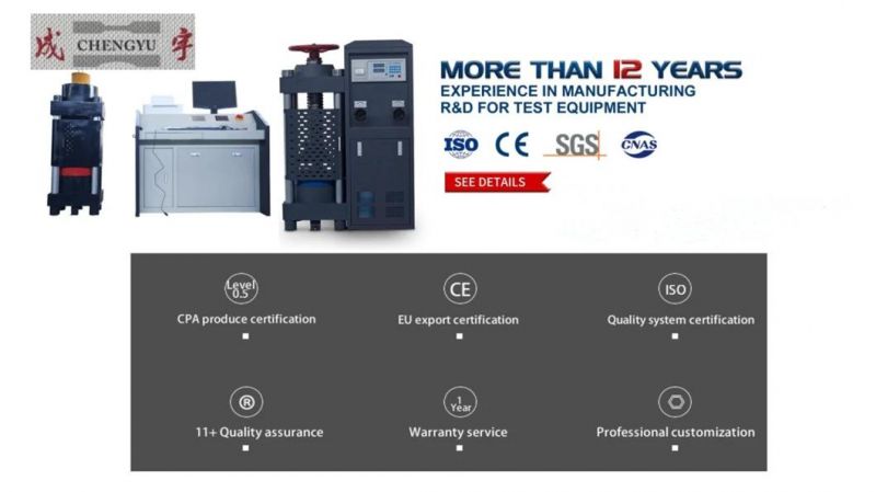 1000/2000kn Hot-Selling Electro-Hydraulic Servo Cement Block Compressive Strength Pressure Testing Machine for Construction Engineering Industry