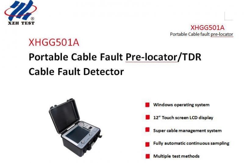 Underground Cable Fault Testing Equipment Cable Fault Prelocator 12 Inch All-in-One Cable Fault Tester