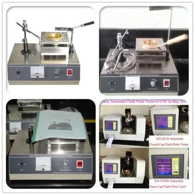Low Price Manual Type ASTM D92 Cleveland Open Cup Flash and Fire Point Flash Point Tester, Flash Point Apparatus