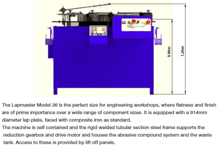 Lapmaster Wolters Model 48 Precision Open Face Flat Lapping Machine