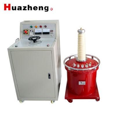 High Capacity AC-DC Sf6 Gas Filled Type Test Transformer 100kv