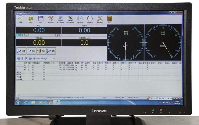 Jbw-300c Computer Controlled Fully Enclosed Impact Testing Machine for Laboratory