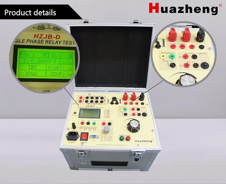 China Comprehensive Secondary Current Injection Single Phase Protection Relay Tester