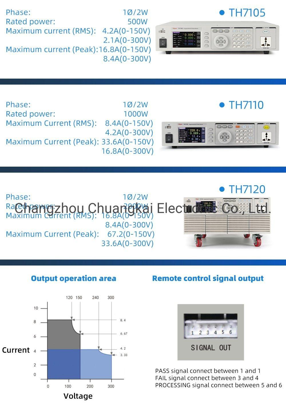 Th7105 Programmable AC Power Supply 500W