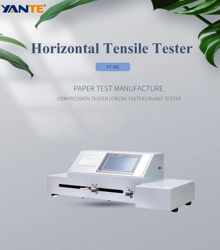 Horizontal Paper Tensile Strength Test CNC Machine Lab Equipment