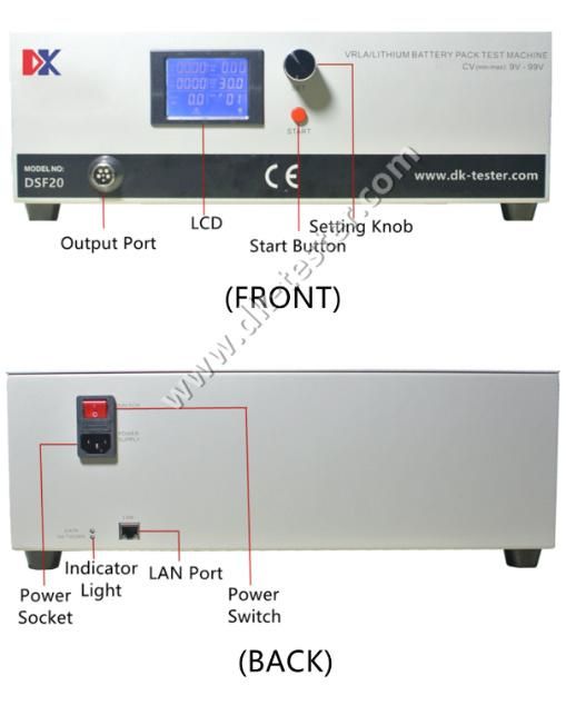 9V-99V 20A Lithium-Ion Battery Charge Discharge Auto Cycle Battery Capacity Test Equipment