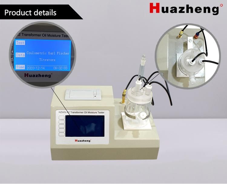 China Hzws-X2 ASTM D4928 Karl Fischer Oil Water Content Tester