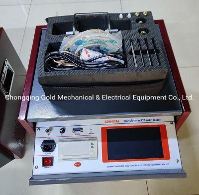 Full-Automatic Dielectric Strength Tester for Transformer Oil Bdv Testing Equipment ASTM D1816 IEC156