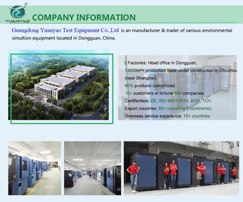 2 Zones Programmable Hot Cold Air Thermal Cycle Oven