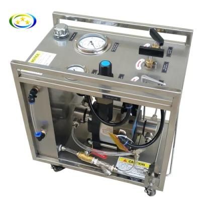Portable 10-5000bar High Pressure Output Pneumatic Water Test Pump System for Pipelines