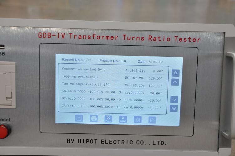 GDB-IV  Automatic Transformer Turns Ratio Tester