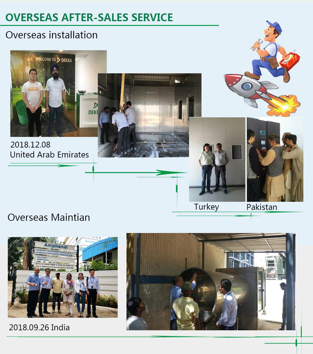 PV Panel Simulated Solar Radiation Test Chamber