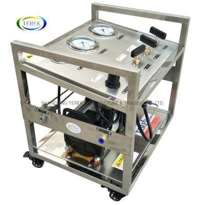 Terek High Pressure 200-300 Bar Double Acting Oxygen Gas Booster Pump for Diving Industry