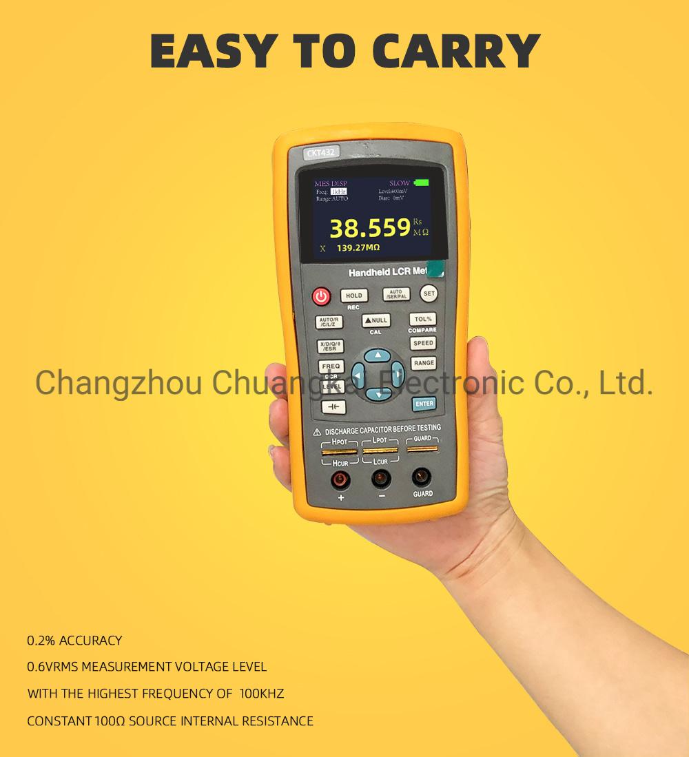 Ckt431 Portable Lcr Meter 100Hz, 120Hz, 1kHz, 10kHz