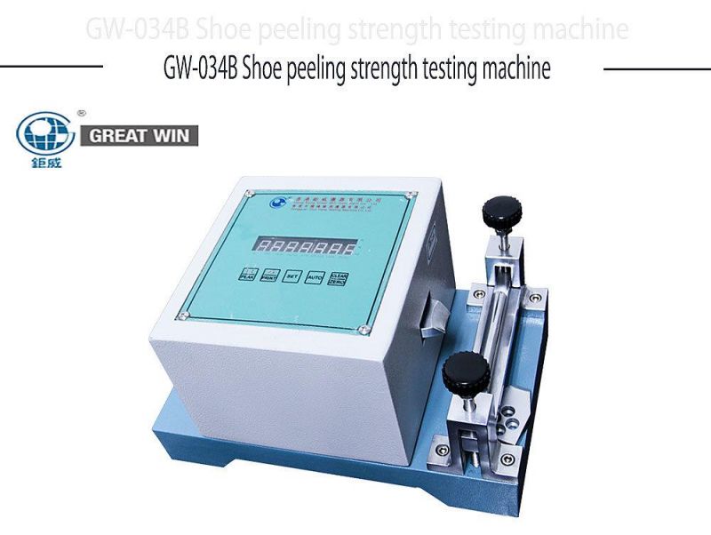 Maquina De Prueba De Resistencia Al Pelado De Zapatos / Adhesion De Suela Peeling Machine (GW-034B)