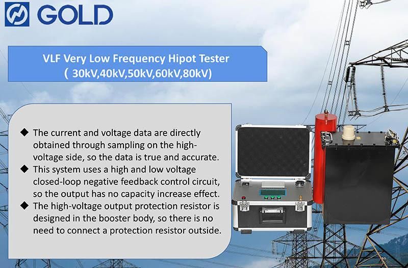 0.1 Hz Ultra-Low Power Frequency Vlf Hipot Tester High Voltage Hv Generator
