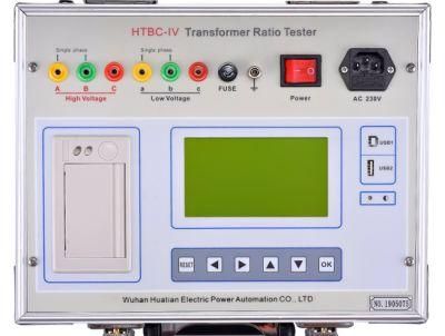 Htbc-IV Manufacturer Electric Three Phases Simultaneous Measurement Automatic Transformer Turn Ratio Tester/ TTR Tester