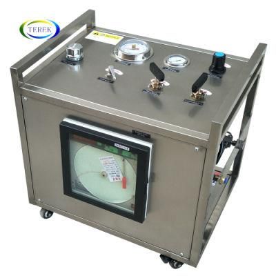 Terek Hydro Pressure Testing Machine for Wellhead with Mechanical Pressure Recorder Pressure Test Pump