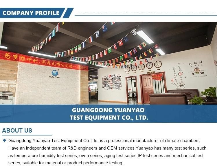 Yuanyao Equipment 50L Three Zones Temperature Thermal Shock Test Chamber Machine