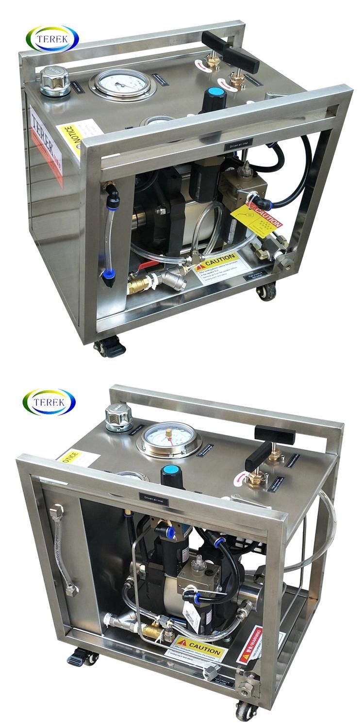 Terek Brand 10 Psi-50000 Psi High Pressure Air Driven Hydraulic Hydrostatic Testing Oil Test Pump