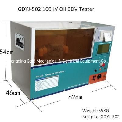 ASTM D877 Dielectric Oil Dielectric Strength Tester, 80kv Insulating Oil Dielectric Strength Tester