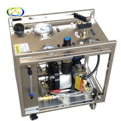 Terek Pneumatic Liuqid Booster Pump Test Bench Pressure Calibrator Hydraulic Hydro Test Pump