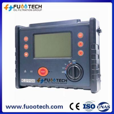 250V, 500V, 1000V, 2500V, 5000V Digital Megohmmeter Insulation Resistance Tester Electricians Portable Insulation Resistance Meter