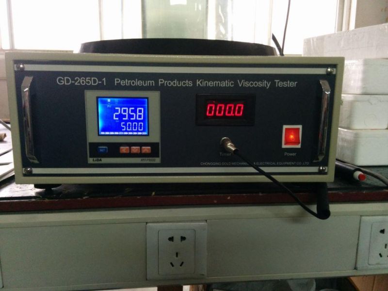 Gd-265D-1 Petroleum Products Kinematic Viscosity Testing Instrument for 4PCS Samples Testing