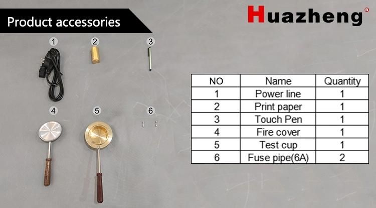 Manufacturer Hzks-3 Electrical Automatic Coc Opening Cup Flash Point Apparatus