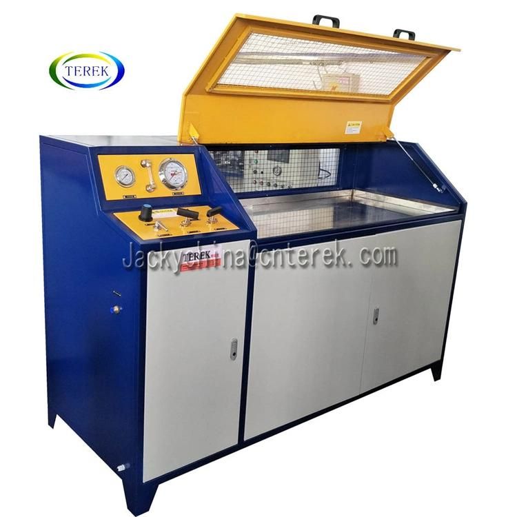 Terek 140MPa Manual Control Pneumatic Burst Test Bench for PU Hose Inspection