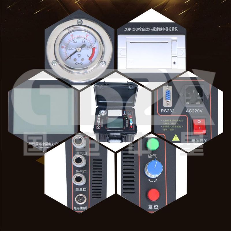 Portable High Precision Intelligent SF6 Density Relay Calibrator