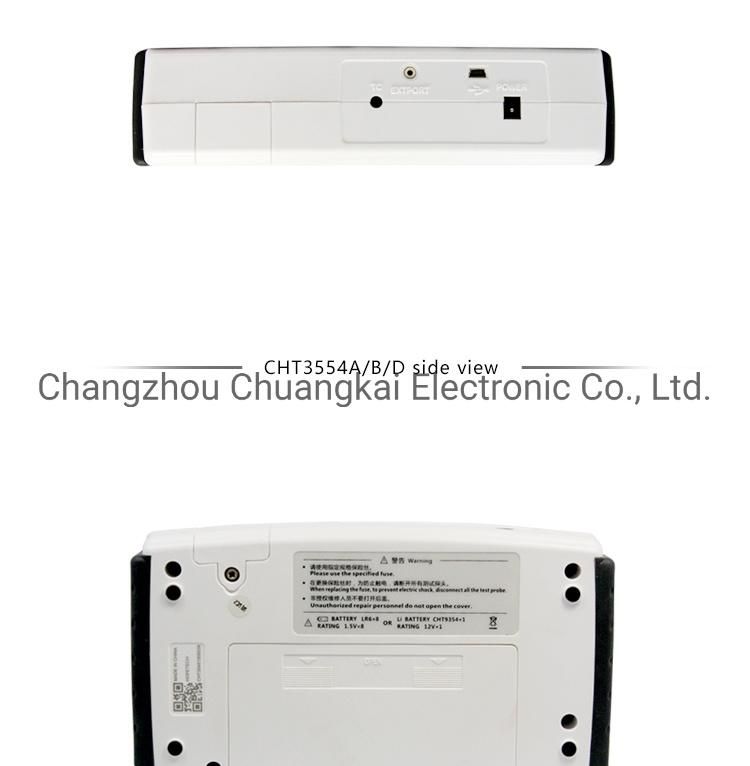 Cht3554D Vehicle Battery Tester for Battery Internal Resistance Measurement