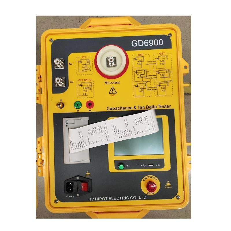 GD6900 Transformer Tan delta Capacitance and Dissipation Factor Tester