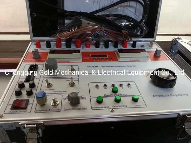 Single Phase Secondary Circuit Inspection Secondary Injection Relay Test Set