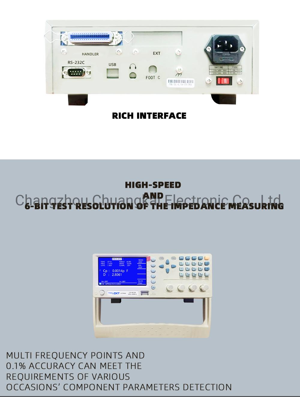 Ckt106X Digital Rlc Meter Capacitance Tester Resistance Meter Tester