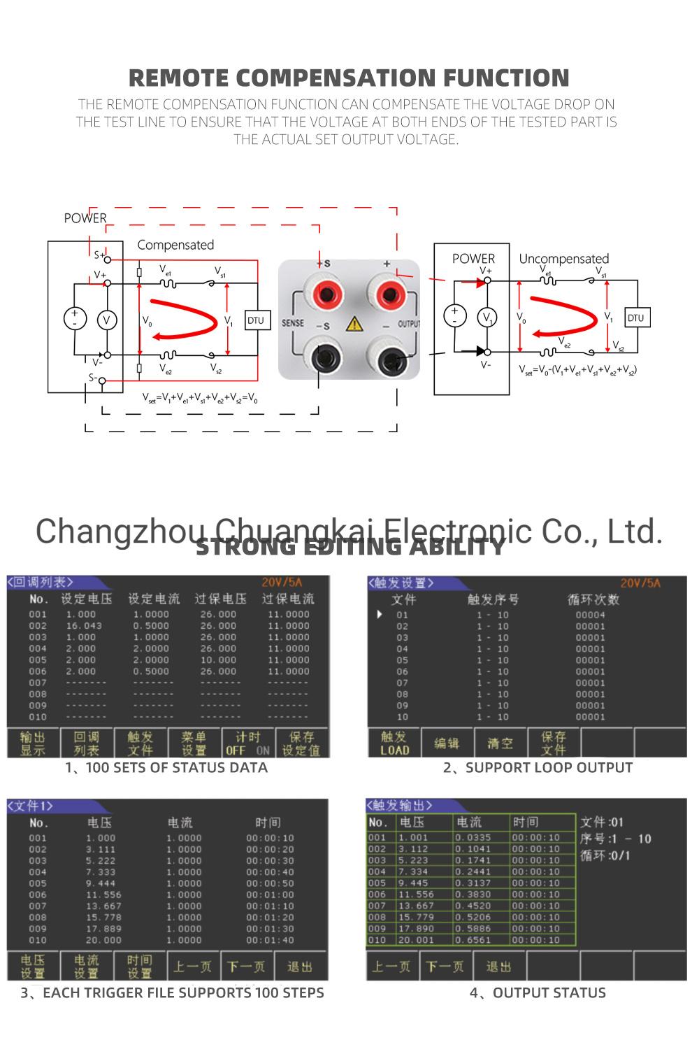 Th6312 Programmable Linear DC Power Source Wide Range 30V/30A/360W