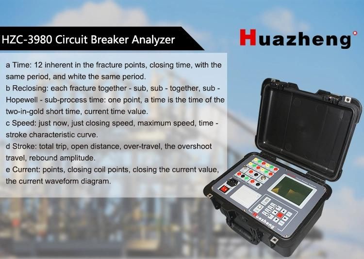 Manufacturer Digital Portable High Voltage Integrated Circuit Breaker Timing Test