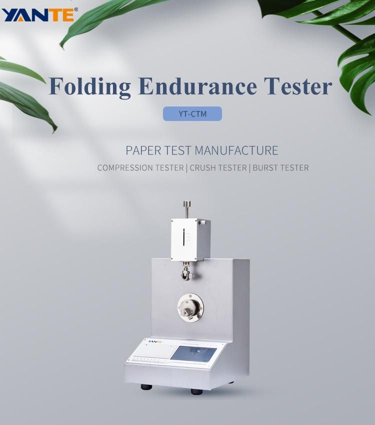 Electronic Power and Paper Testing Instrument Usage Folding Endurance Tester