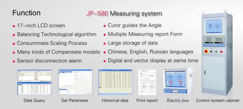 Jp Horizontal Balancing Machine for Twisting Machine Spindle