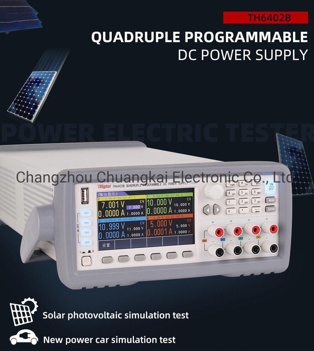 Th6402b Quadruple Programmable DC Power Supply Power Source