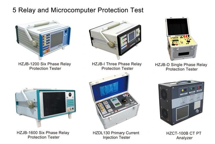 Six Phase Relay Protection Tester/Secondary Current Injection Test Set