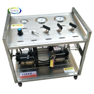 Terek Brand 20-480 Bar Output High Pressure Gas Booster Pump Test Unit