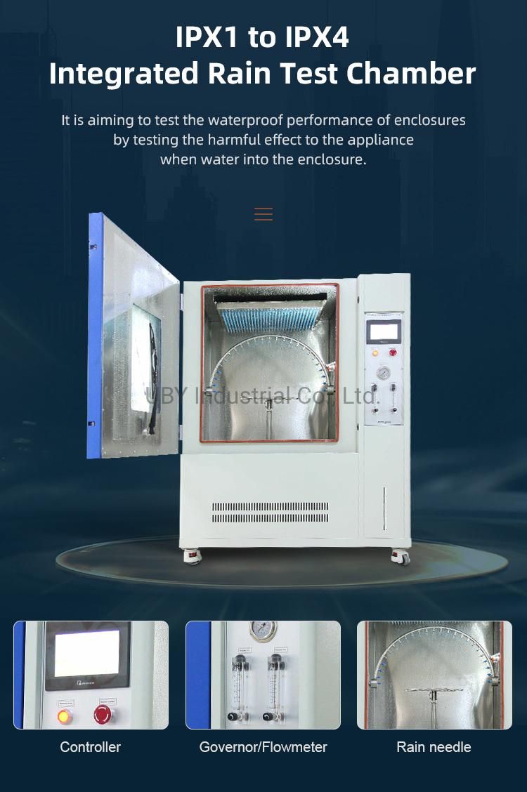 Laboratory Simulate Climatic Ipx1-Ipx9 Waterproof Tester Programmable Electronic IP Rain Spray Test Chamber