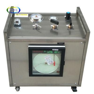 Portable Wellhead High Pressure Air Driven Liquid Pump with Mechanical Pressure Recorder