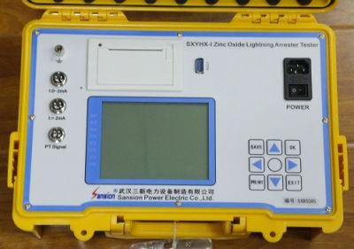 Portable Leakage Current Metal Oxide Arrester Tester/Moa Lightning Arrester Analyser/Zinc-Oxide Arrester Leakage Current Testing Equipment