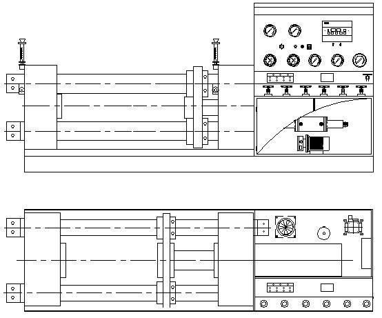 Suncenter Hydraulic Valve Test Bench for Ball Valve Gate Valve Check Valve