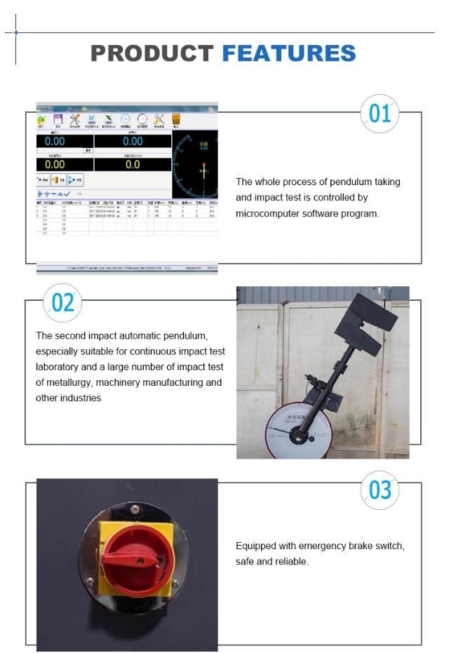 Jbdw-300y Low Temperature Metal Material Impact Testing Machine for Laboratory