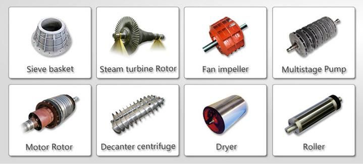 Large Sized Axial Fan Impeller Blower Wheel Balancing Machine