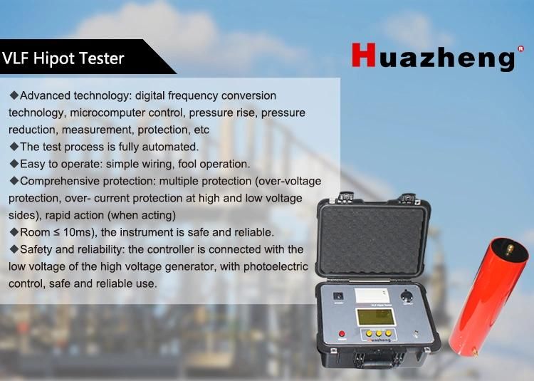 Hzdp-III Vlf 0.1Hz 30kv AC High Voltage Hipot Tester